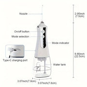 INTELLEGENT FLOSSER - Паметен пренослив безжичен флосер со 5 опции
