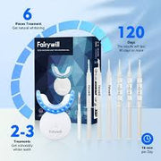 Fairywill Ultra Сет 6х 22% Пероксид Гел +  УВ БООСТ LED СВЕТЛО✨🦷